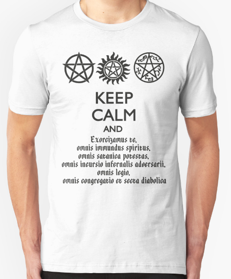 Camiseta Supernatural Exorcismo Branca