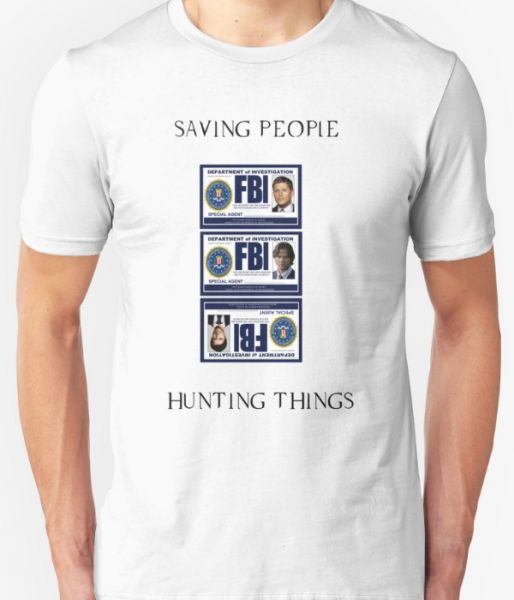 Camiseta Supernatural FBI