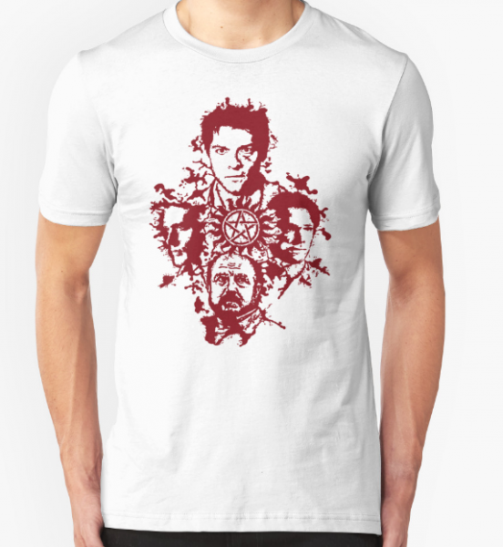 Camiseta Dean Sam Castiel Bobby