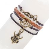 Pulseira Bracelete Supernatural Sobrenatural Dean Winchester