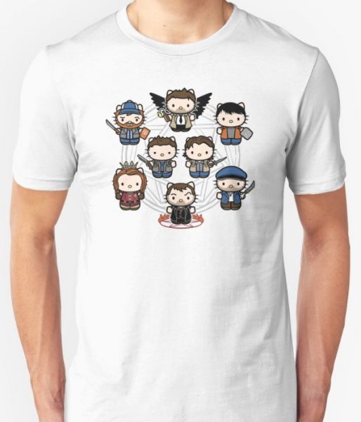 Camiseta Supernatural Todos Kitty