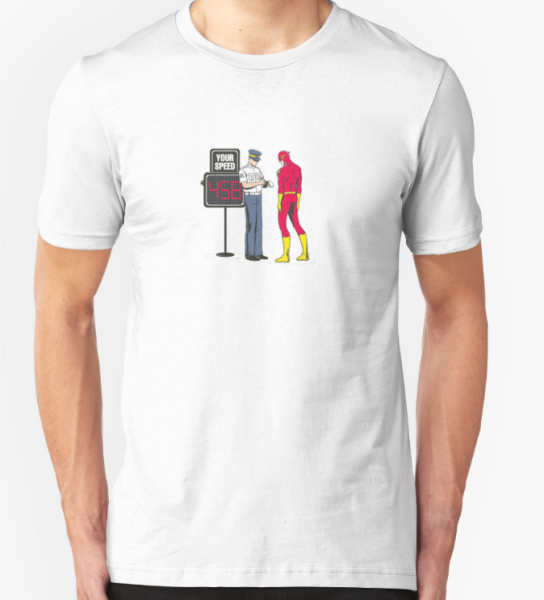 Camiseta Flash multado